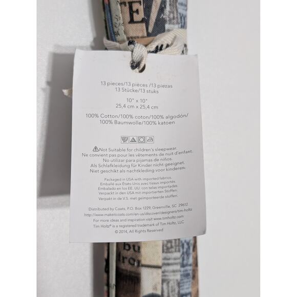 Eclectic Elements Layer Cake by Tim Holtz 10in Squares 13pcs - Picture 6 of 6